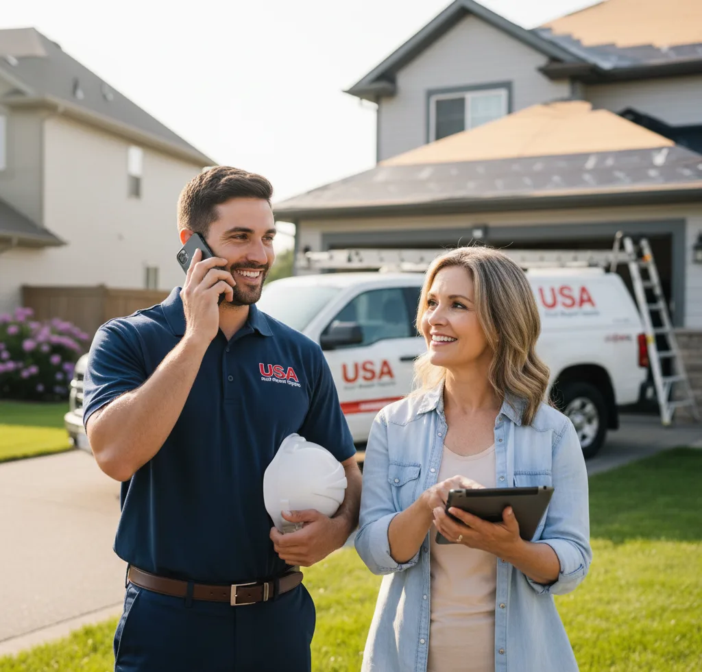 USA Roof Repair Experts customer support in Minonk